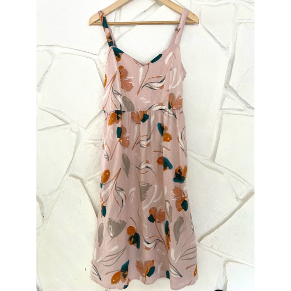 Rachel Zoe Dresses & Skirts - Rachel Zoe Pink Floral Linen Dress